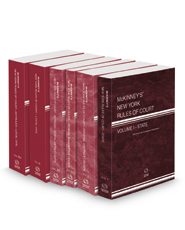 McKinney's New York Rules of Court - State, Federal District, Federal Bankruptcy, Federal District KeyRules, Local Civil and Local Civil KeyRules, 2022 ed. (Vols. I, II, IIA, IIB, III & IIIA New York Court Rules)