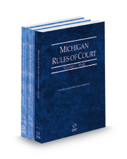 Michigan Rules of Court - State, Federal and Federal KeyRules, 2022 ed. (Vols. I, II & IIA, Michigan Court Rules)