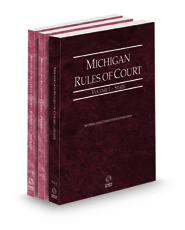 Michigan Rules of Court - State, Federal and Federal KeyRules, 2023 ed. (Vols. I, II & IIA, Michigan Court Rules)