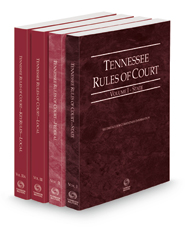 Tennessee Rules of Court - State, Federal, Local and Local KeyRules, 2021 ed. (Vols. I-IIIA, Tennessee Court Rules)