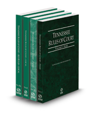 Tennessee Rules of Court - State, Federal, Local and Local KeyRules, 2023 ed. (Vols. I-IIIA, Tennessee Court Rules)