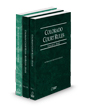 Colorado Court Rules - State, State KeyRules and Federal, 2025 ed. (Vols. I-II, Colorado Court Rules)