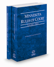 Minnesota Rules of Court - State and State KeyRules, 2022 ed. (Vols. I-IA, Minnesota Court Rules)