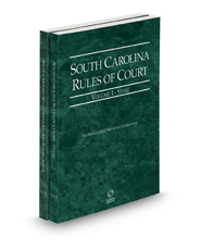 South Carolina Rules of Court - State and State KeyRules, 2022 ed. (Vols. I-IA, South Carolina Court Rules)