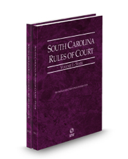 South Carolina Rules of Court - State and State KeyRules, 2025 ed. (Vols. I-IA, South Carolina Court Rules)