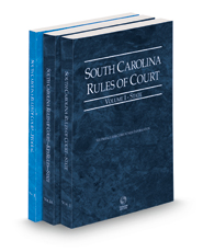 South Carolina Rules of Court - State, State KeyRules and Federal, 2023 ed. (Vols. I-II, South Carolina Court Rules)