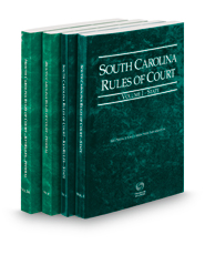 South Carolina Rules of Court - State, State KeyRules, Federal and Federal KeyRules, 2022 ed. (Vols. I-IIA, South Carolina Court Rules)