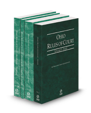 Ohio Rules of Court - State, Federal District, Federal Bankruptcy and Federal KeyRules, 2024 ed. (Vols. I-IIB, Ohio Court Rules)