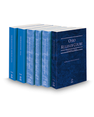 Ohio Rules of Court - State, Federal District, Federal Bankruptcy, Federal KeyRules, Local and Local KeyRules, 2022 ed. (Vols. I-IIIA, Ohio Court Rules)