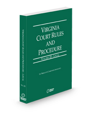 Virginia Court Rules and Procedure - Local, 2025 ed. (Vol. III, Virginia Court Rules)