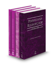 Pennsylvania Rules of Court - State, Federal, Local Central and Local Central KeyRules, 2023 revised ed. (Vols. I, II, IIIA & IIIB, Pennsylvania Court Rules)