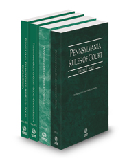 Pennsylvania Rules of Court - State, Federal, Local Central and Local Central KeyRules, 2024 ed. (Vols. I, II, IIIA & IIIB, Pennsylvania Court Rules)
