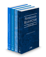 Pennsylvania Rules of Court - State, Federal, Local Central and Local Central KeyRules, 2025 ed. (Vols. I, II, IIIA & IIIB, Pennsylvania Court Rules)