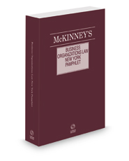 McKinney's New York Business Organizations Law McKinney's New York Business Organizations Law
