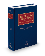 Black's Law Dictionary, Deluxe 12th Edition